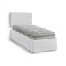 Cama de solteiro de tecido