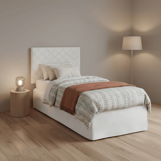 Cama de solteiro de tecido Cama de solteiro de tecido
