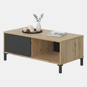 Mesa de centro com efeito madeira
