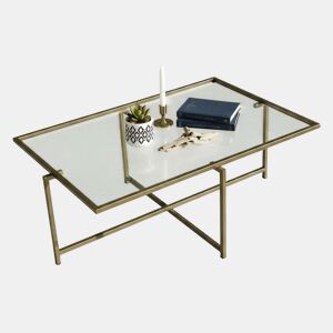 Mesa de Centro em Metal Resistente a Manchas