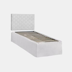 Cama de solteiro de tecido