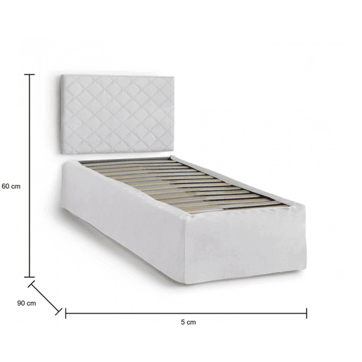 Cama de solteiro de tecido Cama de solteiro de tecido