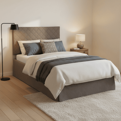 Cama quadrada e meia de tecido Cama quadrada e meia de tecido