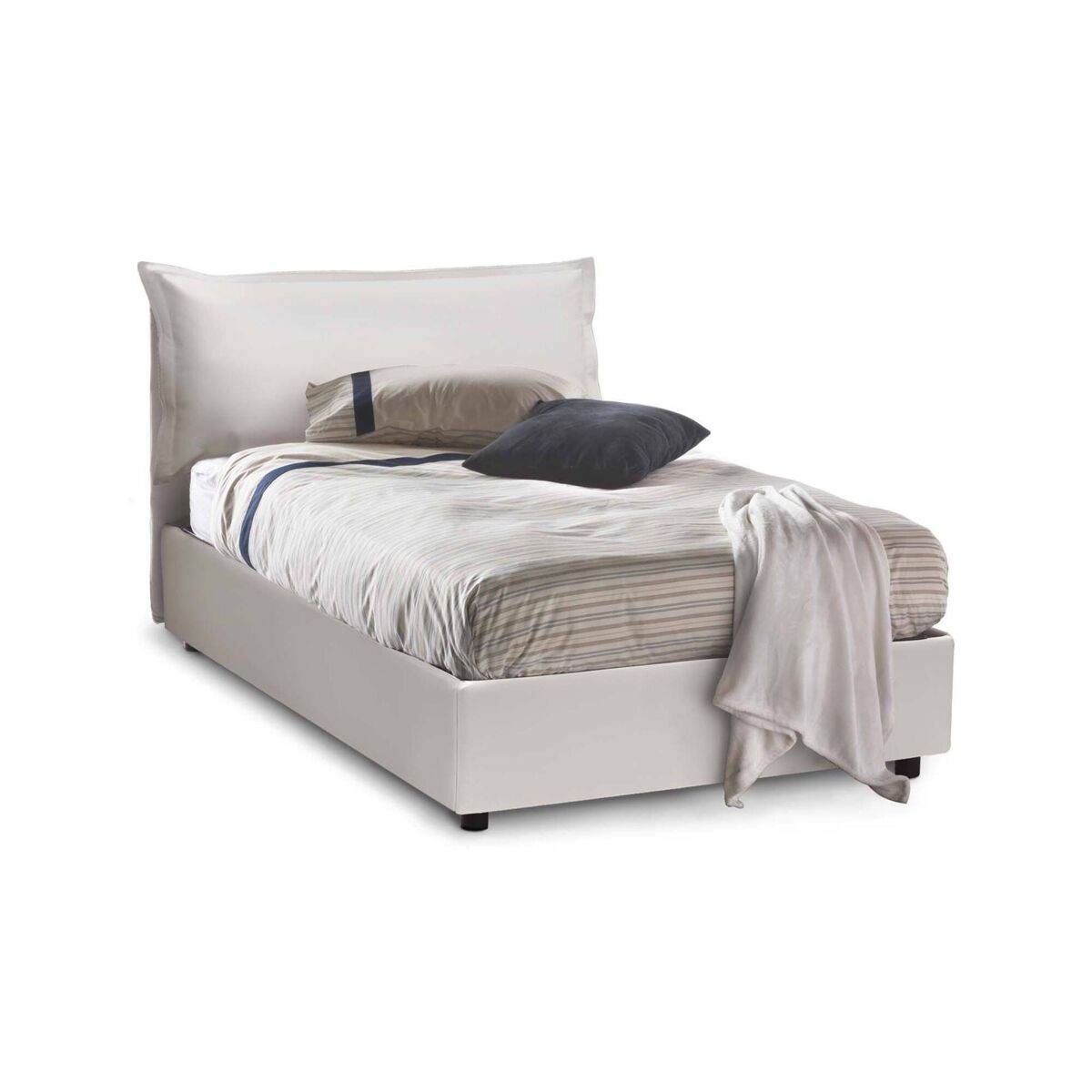 Cama quadrada e meia de tecido