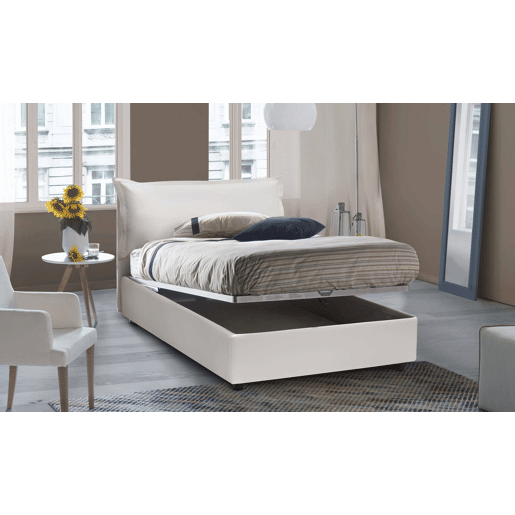 Cama quadrada e meia de tecido