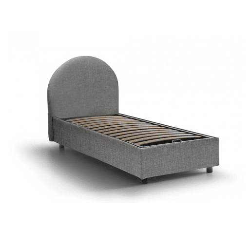 Cama de solteiro de tecido