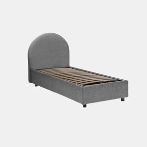 Cama de solteiro de tecido