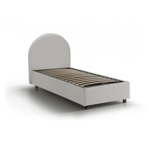 Cama de solteiro de tecido