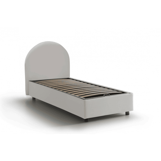 Cama de solteiro de tecido