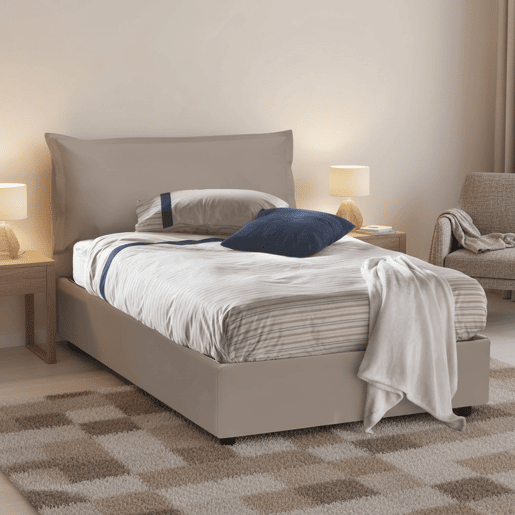 Cama quadrada e meia de tecido Cama quadrada e meia de tecido