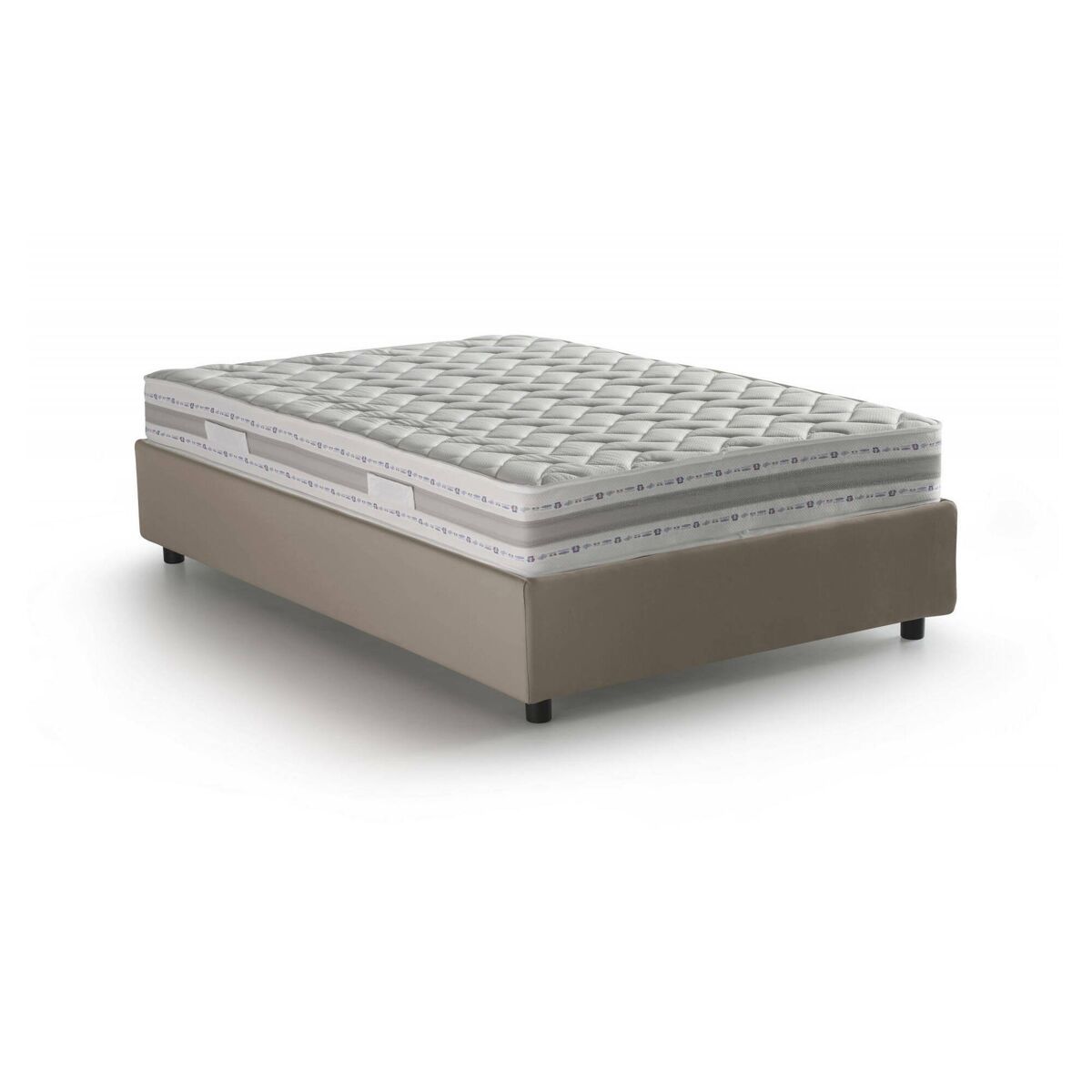 Cama quadrada e meia de tecido 135x205 Topo