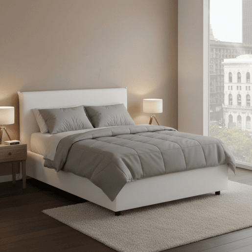 Cama quadrada e meia de tecido Cama quadrada e meia de tecido