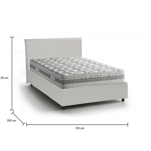 Cama quadrada e meia de tecido Cama quadrada e meia de tecido