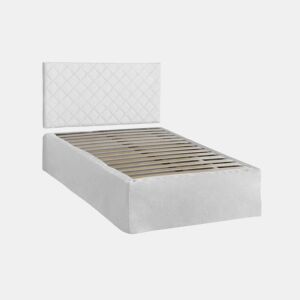 Cama quadrada e meia de tecido