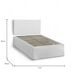 Cama quadrada e meia de tecido 95x130 Cama quadrada e meia de tecido 95x130 Blanco