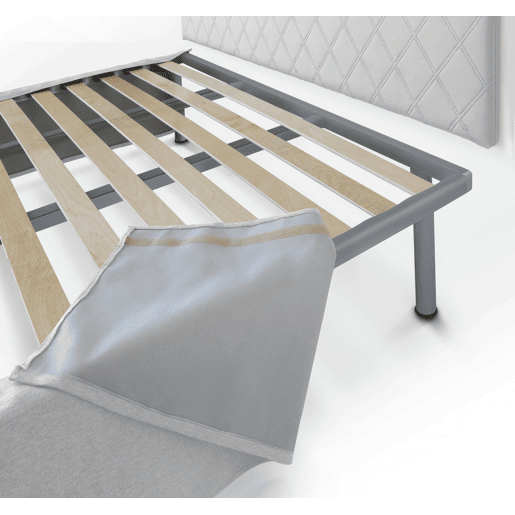 Cama quadrada e meia de tecido