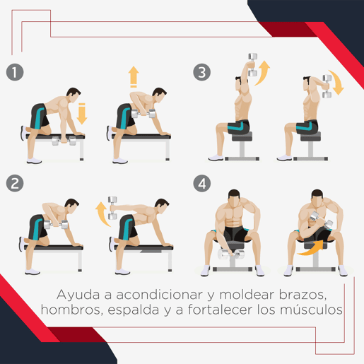HOMCOM Conjunto de Halteres Hexagonais 2 x 6 kg com Barra de Ligação, Kit de Treino de Fitness para Ginásio em Casa, Preto