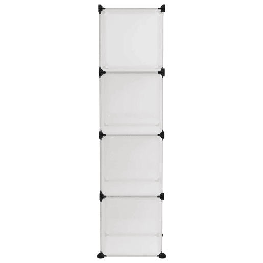 vidaXL Organizador de arrumação com 9 cubos PP transparente vidaXL Organizador de arrumação com 9 cubos PP transparente