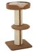 Árbol para Gato Aglomerado de Madera, Poliéster PawHut Árbol para Gato Aglomerado de Madera, Poliéster PawHut Marrón