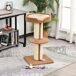 Árbol para Gato Aglomerado de Madera, Poliéster PawHut Árbol para Gato Aglomerado de Madera, Poliéster PawHut Marrón
