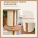 Árbol para Gato Aglomerado de Madera, Poliéster PawHut Árbol para Gato Aglomerado de Madera, Poliéster PawHut Marrón