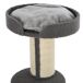 Árbol para Gato Aglomerado de Madera, Poliéster PawHut Árbol para Gato Aglomerado de Madera, Poliéster PawHut Gris