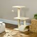 Árbol para Gato Aglomerado de Madera, Poliéster PawHut Árbol para Gato Aglomerado de Madera, Poliéster PawHut Crudo