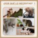 Árbol para Gato Aglomerado de Madera, Poliéster PawHut Árbol para Gato Aglomerado de Madera, Poliéster PawHut Crudo