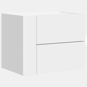 vidaXL Mesa de cabeceira de parede 45x30x35 cm branco