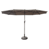 Guarda-sol duplo 2 x 4 m LINAI