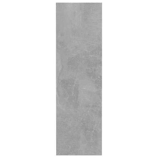 vidaXL Sapateira parede 80x18x60 cm derivados madeira cinzento cimento