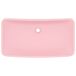 Lavabo rectangular de lujo cerámica Lavabo rectangular de lujo cerámica Rosa