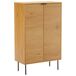 Aparador de madera de 2 puertas Aparador de madera de 2 puertas Marrón