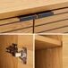 Aparador de madera de 2 puertas Aparador de madera de 2 puertas Marrón