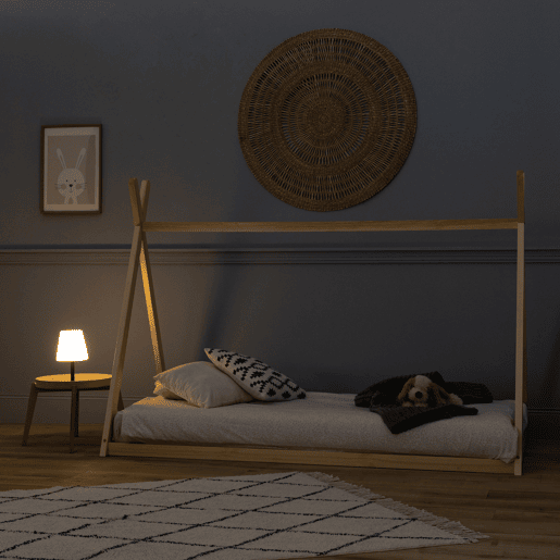 Cama tipi infantil de madera 190x90cm VALENTIN Cama tipi infantil de madera 190x90cm VALENTIN