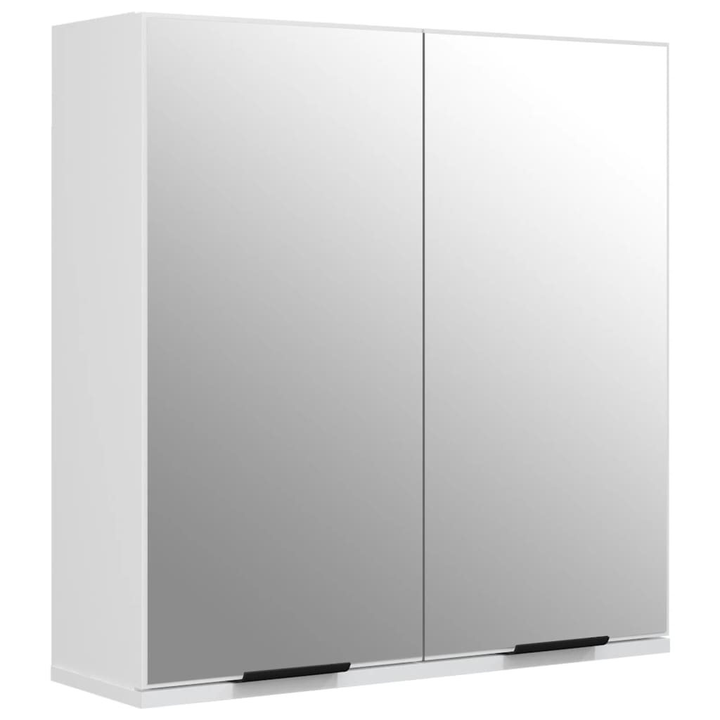 Armario De Baño Con Espejo 64 Blanco