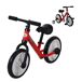 Bicicleta Equilibrio 2 en 1 PP, Metal HOMCOM Bicicleta Equilibrio 2 en 1 PP, Metal HOMCOM Rojo