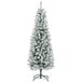 Árbol de Navidad Plástico, Metal HOMCOM, hogar - decoración Árbol de Navidad Plástico, Metal HOMCOM, hogar - decoración Blanco/ Verde