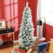 Árbol de Navidad Plástico, Metal HOMCOM, hogar - decoración Árbol de Navidad Plástico, Metal HOMCOM, hogar - decoración Blanco/ Verde