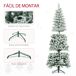 Árbol de Navidad Plástico, Metal HOMCOM, hogar - decoración Árbol de Navidad Plástico, Metal HOMCOM, hogar - decoración Blanco/ Verde