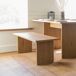 Banco de madera de estilo escandinavo Alma Banco de madera de estilo escandinavo Alma Natural