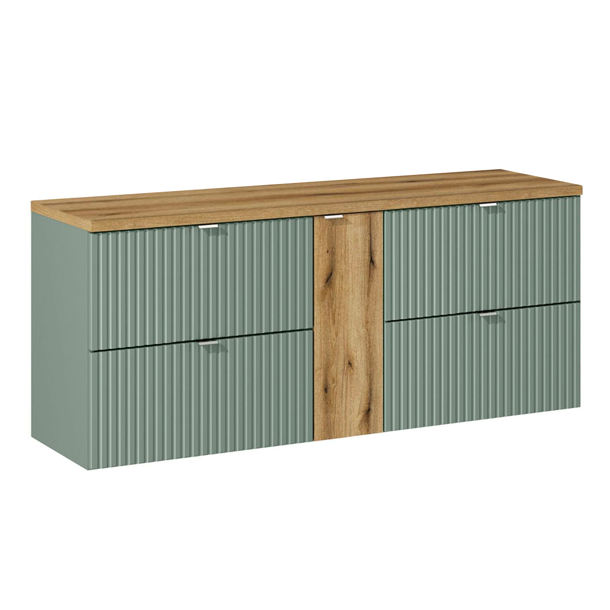 Mueble bajo lavabo 4 cajones encimera Jade
