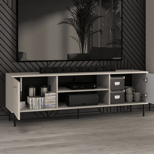Móvel TV 2 portas 160 cm Nova Caxemira