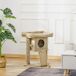 Árbol para Gato Aglomerado de Madera, Felpa PawHut Árbol para Gato Aglomerado de Madera, Felpa PawHut Marrón