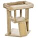 Árbol para Gato Aglomerado de Madera, Felpa PawHut Árbol para Gato Aglomerado de Madera, Felpa PawHut Marrón