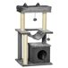Árbol para Gatos Aglomerado de Madera PawHut Árbol para Gatos Aglomerado de Madera PawHut Gris