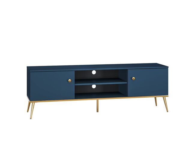 Mueble TV 2 puertas 160 cm Thalia Azul
