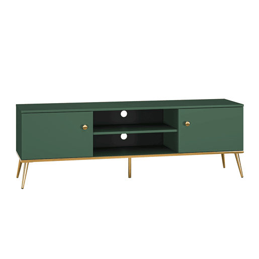 Móvel TV 2 portas 160 cm Thalia Verde