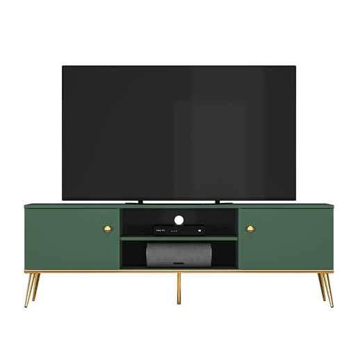Móvel TV 2 portas 160 cm Thalia Verde