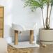 Árbol para Gato Aglomerado de Madera PawHut Árbol para Gato Aglomerado de Madera PawHut Blanco